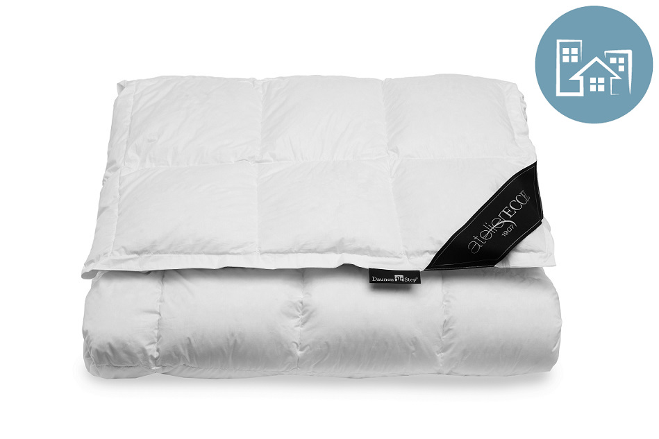 Luxusný páperový paplón Atelier ECCEL La Batista - 2. teplotný stupeň Classic Winter (celoročný) - 140x200cm - Vyberte rozmer lôžkoviny v cm: 140 x 200 cm v cm